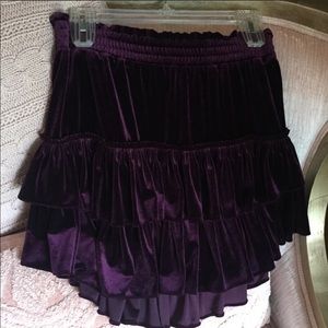 MISA Los Angeles Luiza Skirt in Plum
